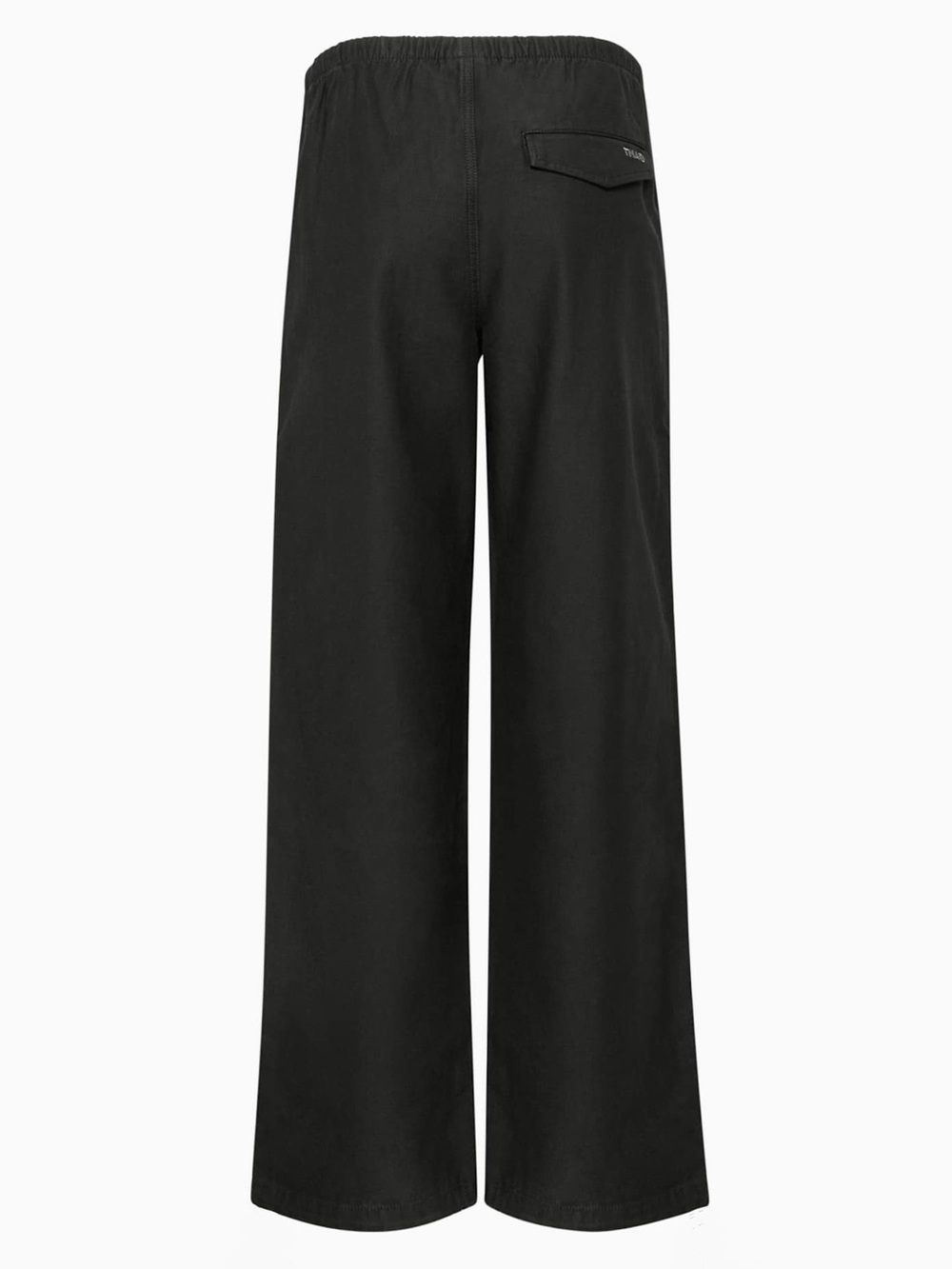 Aritzia TNA Cache Cargo Pant - Black Cotton Relaxed Mid-rise Parachute Pants - Picture 9 of 11